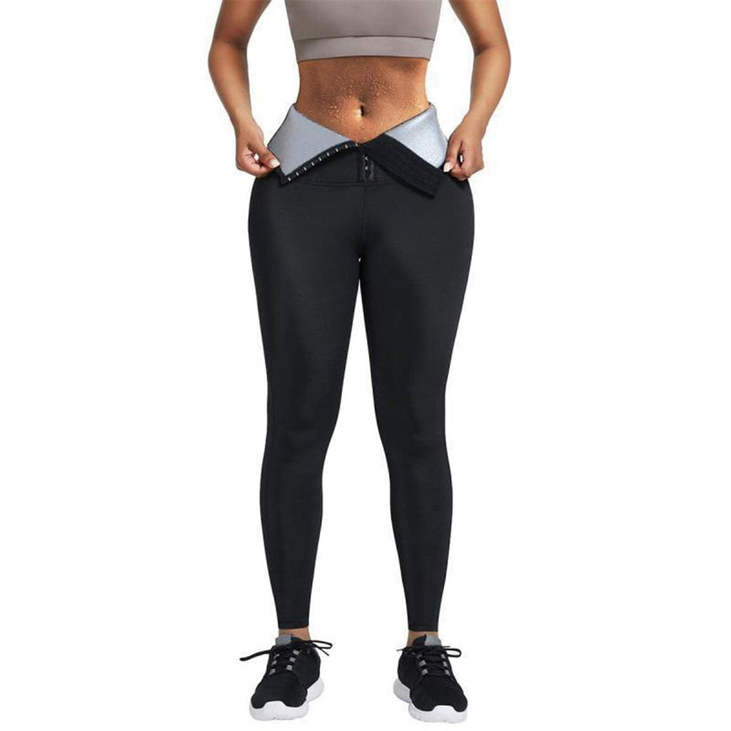 SUNACGO Sauna Leggings for Women Sauna Pants With Waist Trainer High Waist  Compression Leggings Hot Thermos Pants for Workout(Black, Large) - Yahoo  Shopping